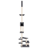VIDAXL-Katzenmöbel Boden bis Decke 268.5-294,5 cm dunkelgrau