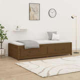 Vidaxl slaapbank 90x190 cm massief grenenhout honingbruin