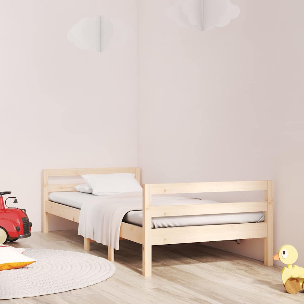 Vidaxl bedframe zonder matras massief grenenhout 90x190 cm