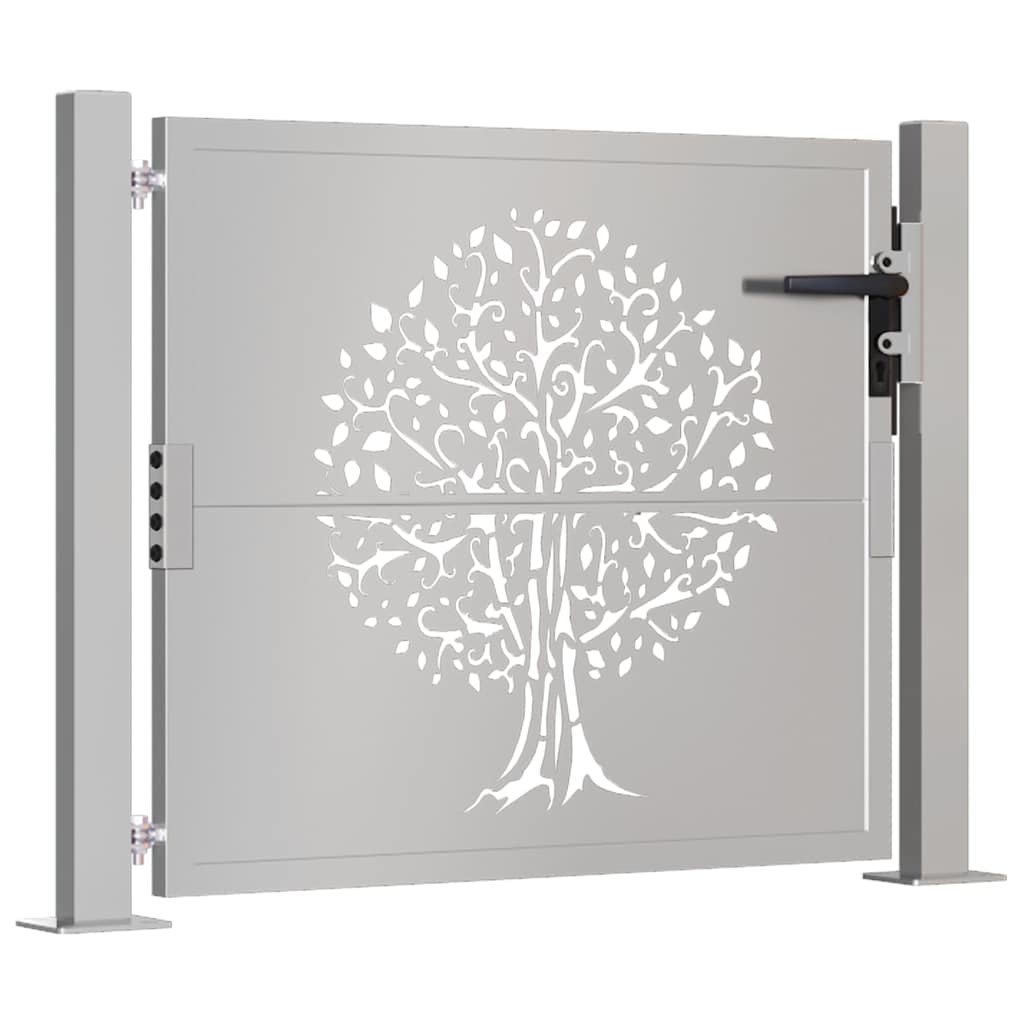 Vidaxl Poort 105x105 cm Baumdesign Cortenstaal