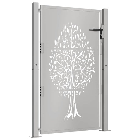 Vidaxl Poort 105x130 cm Baumdesign Cortenstaal