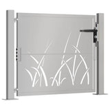 Vidaxxl Tor Gras Design 100x100 cm Cortenstahl
