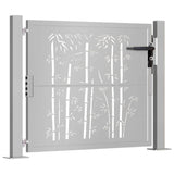 VIDAXL -Anschluss mit Bamboo -Design 105x80 cm Corten Stahl