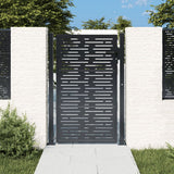 VIDAXL -Anschluss 105x130 cm mit quadratischer Stahl -Anthrazit -ausgelöst