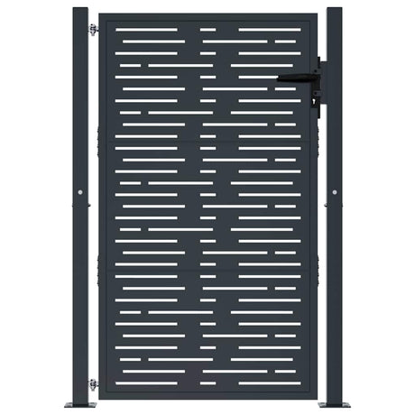 VidaXL Tor 100x150 cm mit Vierkantstahl Anthrazit