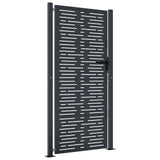 Vidaxx Tor 100x200 cm mit Vierkantstahl Anthrazit