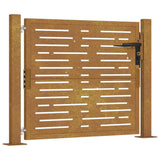 Vidaxx Tor quadratisch 105x105 cm Cortenstahl