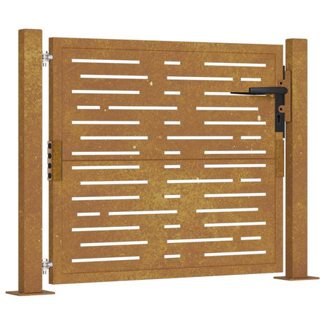 Vidaxxl Tor quadratisch 100x100 cm Cortenstahl