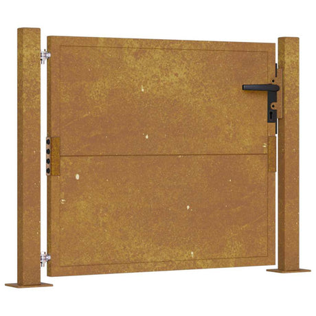 Vidaxxl-Tor 100x75 cm Cortenstahl