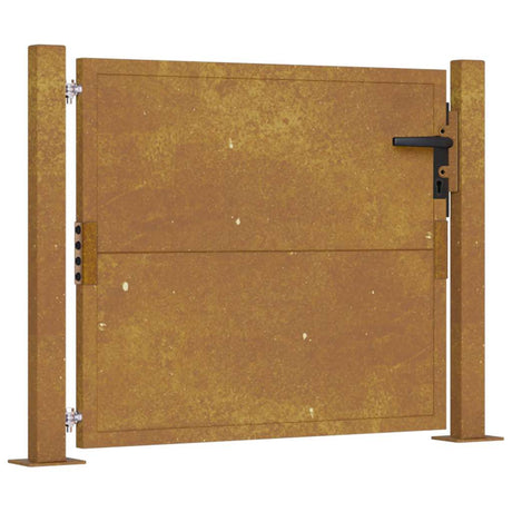 Vidaxxl-Tor 105x105 cm Cortenstahl