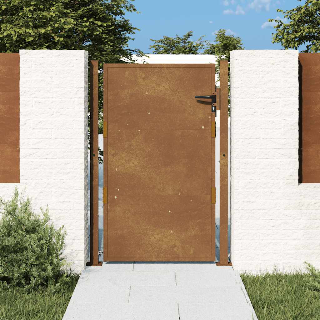 VIDAXL -Anschluss 105x155 cm Corten Stahl