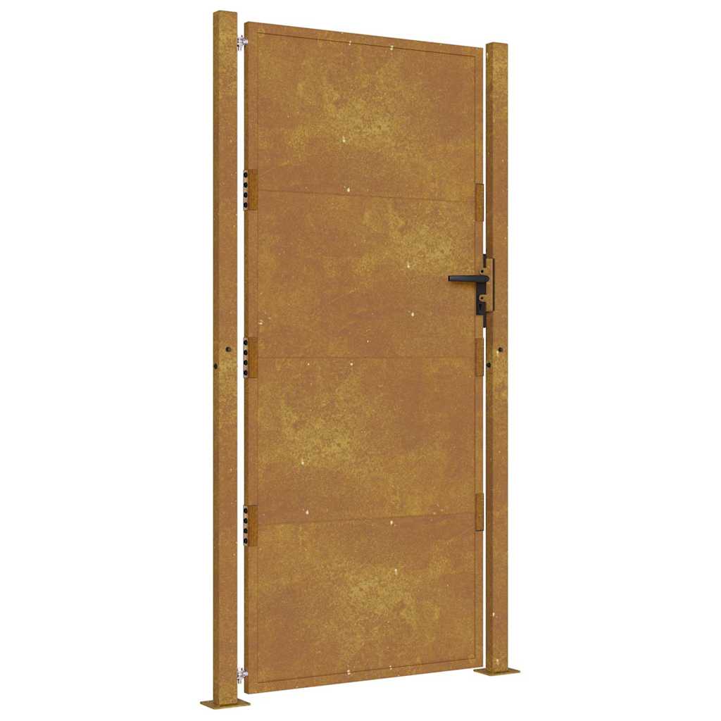 Vidaxxl-Tor 105x180 cm Cortenstahl