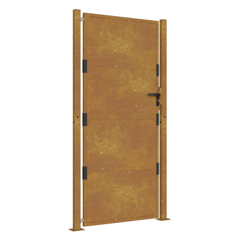 Vidaxxl-Tor 105x180 cm Cortenstahl
