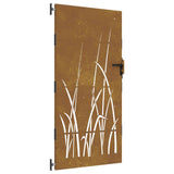 Vidaxxl Tor 85x175 cm Grasdesign Cortenstahl