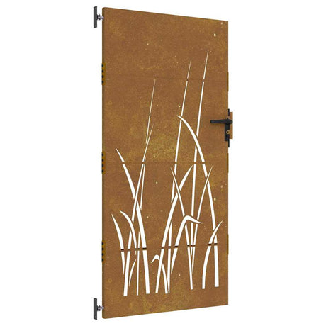 Vidaxxl Tor 85x175 cm Grasdesign Cortenstahl
