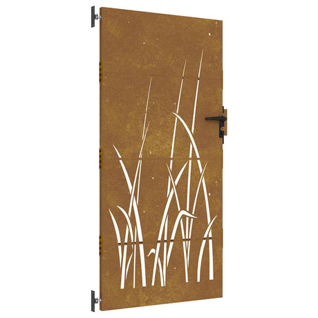 Vidaxxl Tor 85x200 cm Grasdesign Cortenstahl