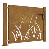 Vidaxl Port 105x80 cm Grasdesign Cortenstaal