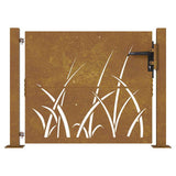 Vidaxl Port 105x80 cm Grasdesign Cortenstaal
