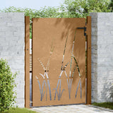 Vidaxxl Tor 105x155 cm Grasdesign Cortenstahl
