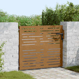VIDAXL -Anschluss 85x100 cm Quadrat Corten Stahl