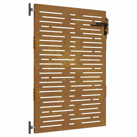 Vidaxxl-Tor 85x125 cm quadratischer Cortenstahl