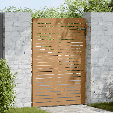 Vidaxxl-Tor 85x125 cm quadratischer Cortenstahl