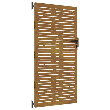 Vidaxxl-Tor 85x175 cm quadratischer Cortenstahl