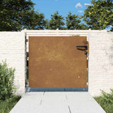 Vidaxl poort 85x75 cm cortenstaal