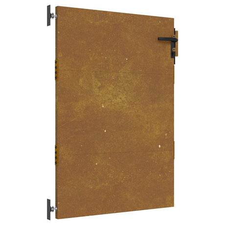 Vidaxl poort 85x125 cm cortenstaal
