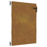 Vidaxl poort 85x125 cm cortenstaal