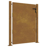 VIDAXL -Anschluss 105x155 cm Corten Stahl
