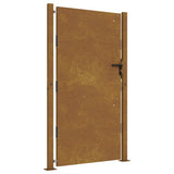 VIDAXL -Port 105x205 cm Cortenstahl
