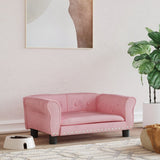 Vidaxl Hundekorb 70x45x30 cm Velvet Pink
