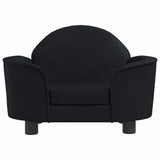 Vidaxl Hundekorb 66x40x45 cm Samt Schwarz
