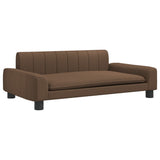 VidaXL Hundebett 90x53x30 cm Stoff braun