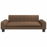 VidaXL Hundebett 90x53x30 cm Stoff braun