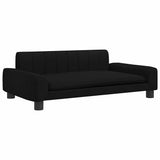 Vidaxl Hundekorb 90x53x30 cm Stoff schwarz