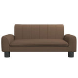 VidaXL Hundebett 70x45x30 cm Stoff braun