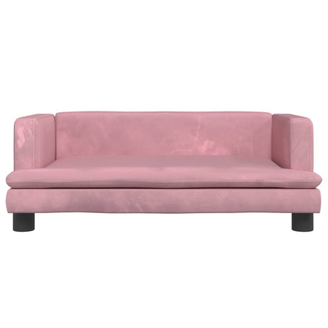Vidaxl Hundekorb 80x45x30 cm Velvet Pink