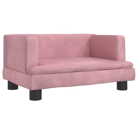 Vidaxl Hundekorb 60x40x30 cm Velvet Pink