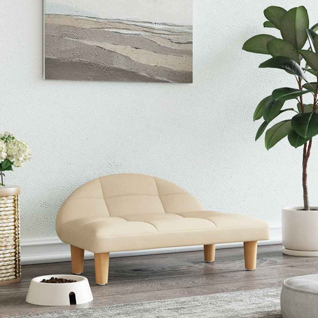 Vidaxl Hundekorb 70x52x30 cm Stoffcreme -Colored