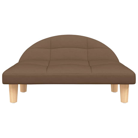 Vidaxl Hundekorb 70x52x30 cm Stoff braun