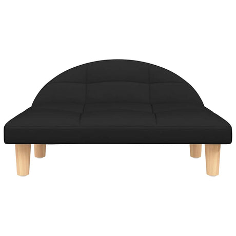 Vidaxl Hundekorb 70x52x30 cm Stoff schwarz