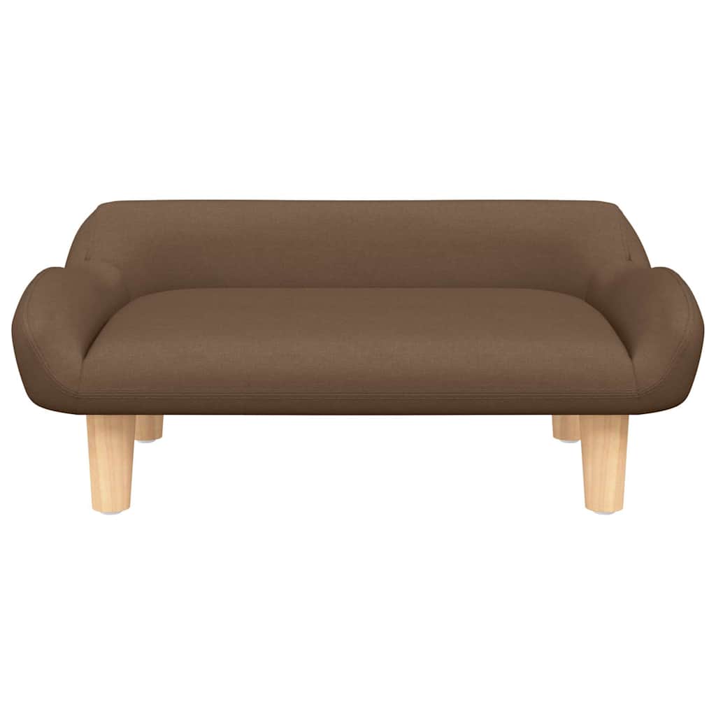 Vidaxl Hundekorb 70x40x24 cm Stoff braun