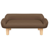 Vidaxl Hundekorb 70x40x24 cm Stoff braun