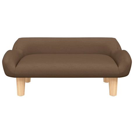 Vidaxl Hundekorb 70x40x24 cm Stoff braun