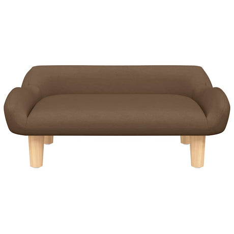 Vidaxl Hundekorb 70x40x24 cm Stoff braun