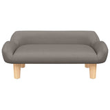 Vidaxxl Hundebett 70x40x24 cm Stoff Taupe