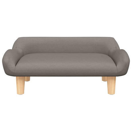 Vidaxxl Hundebett 70x40x24 cm Stoff Taupe