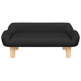 VidaXL Hundebett 70x40x24 cm Stoff schwarz